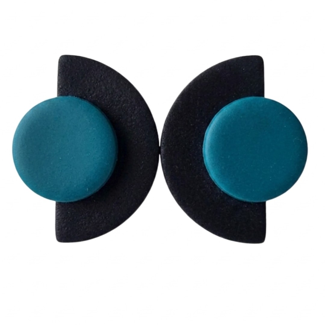 Teal and Black