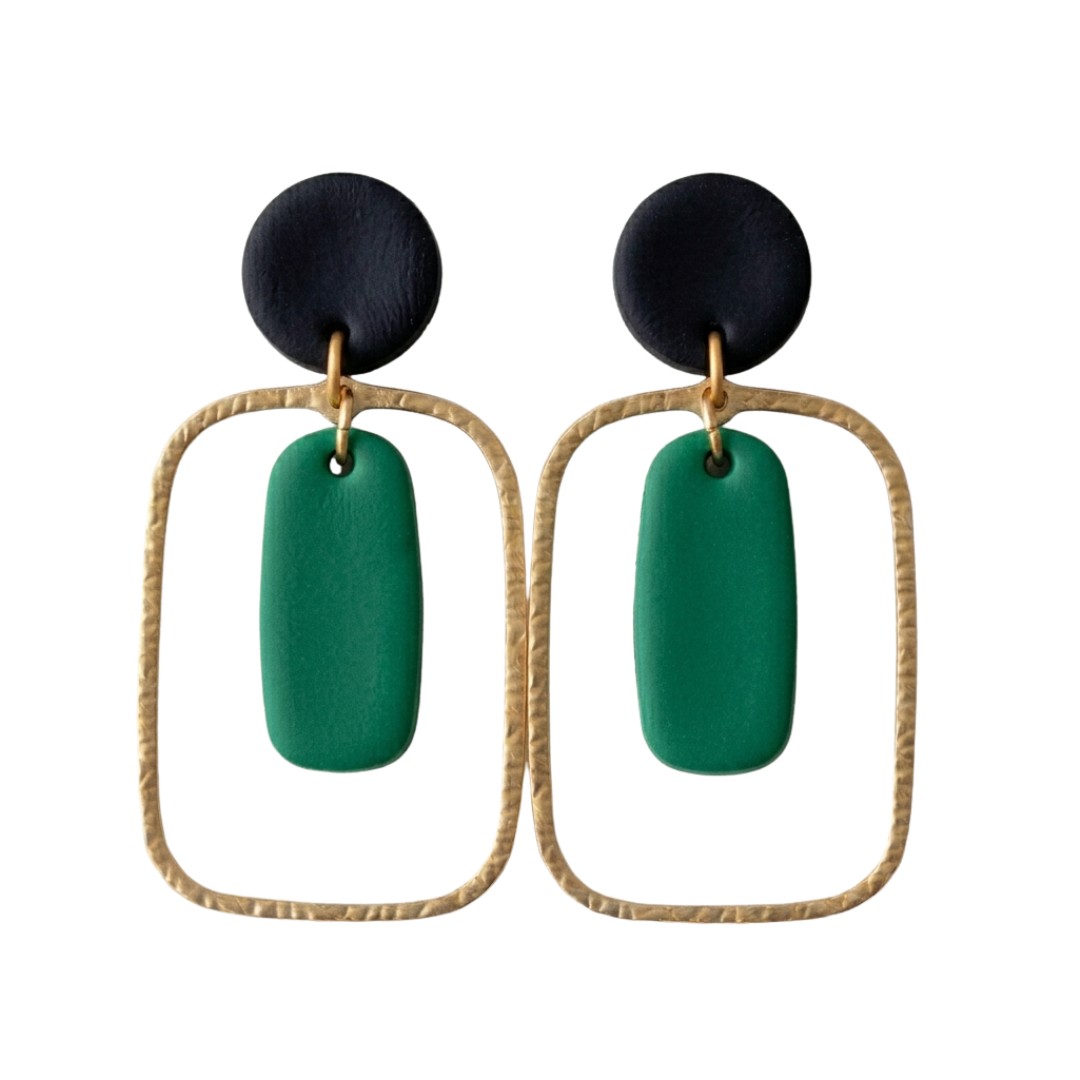 Forest Green and Black