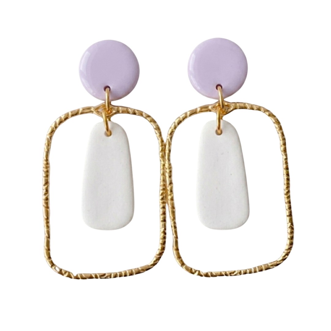 Lavender and White
