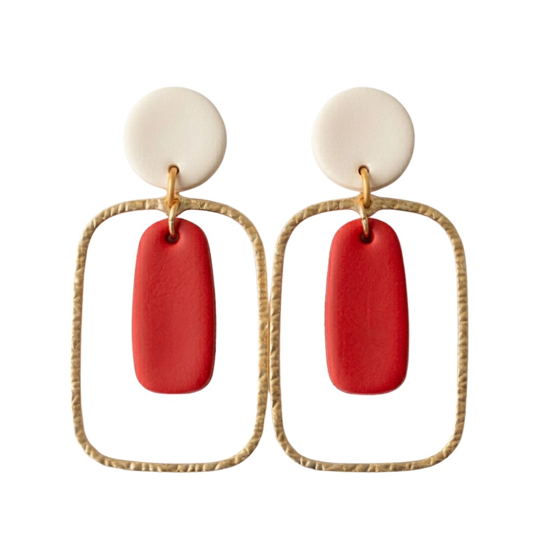 Ivory and Red