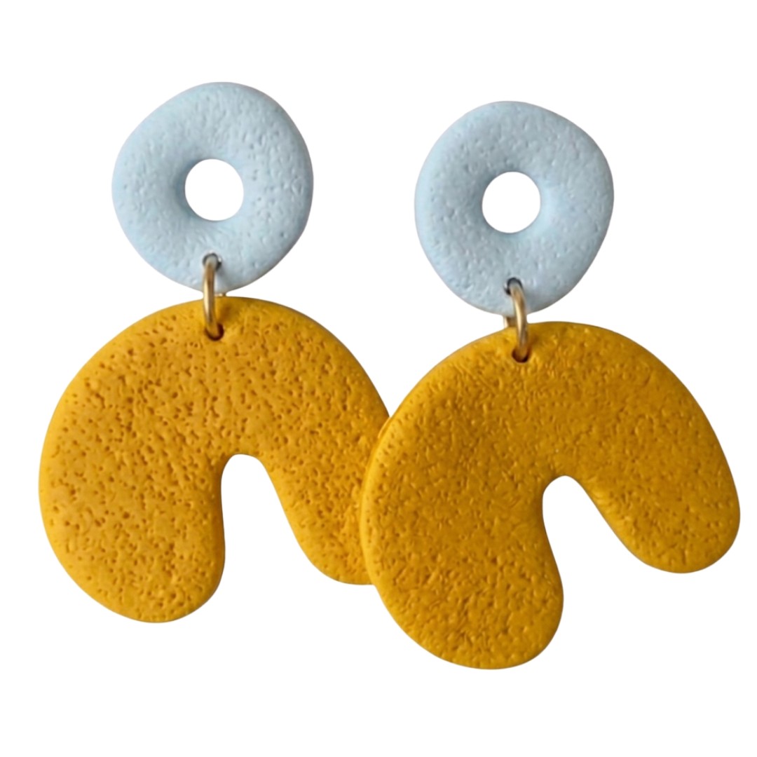 Pale Blue and Yellow