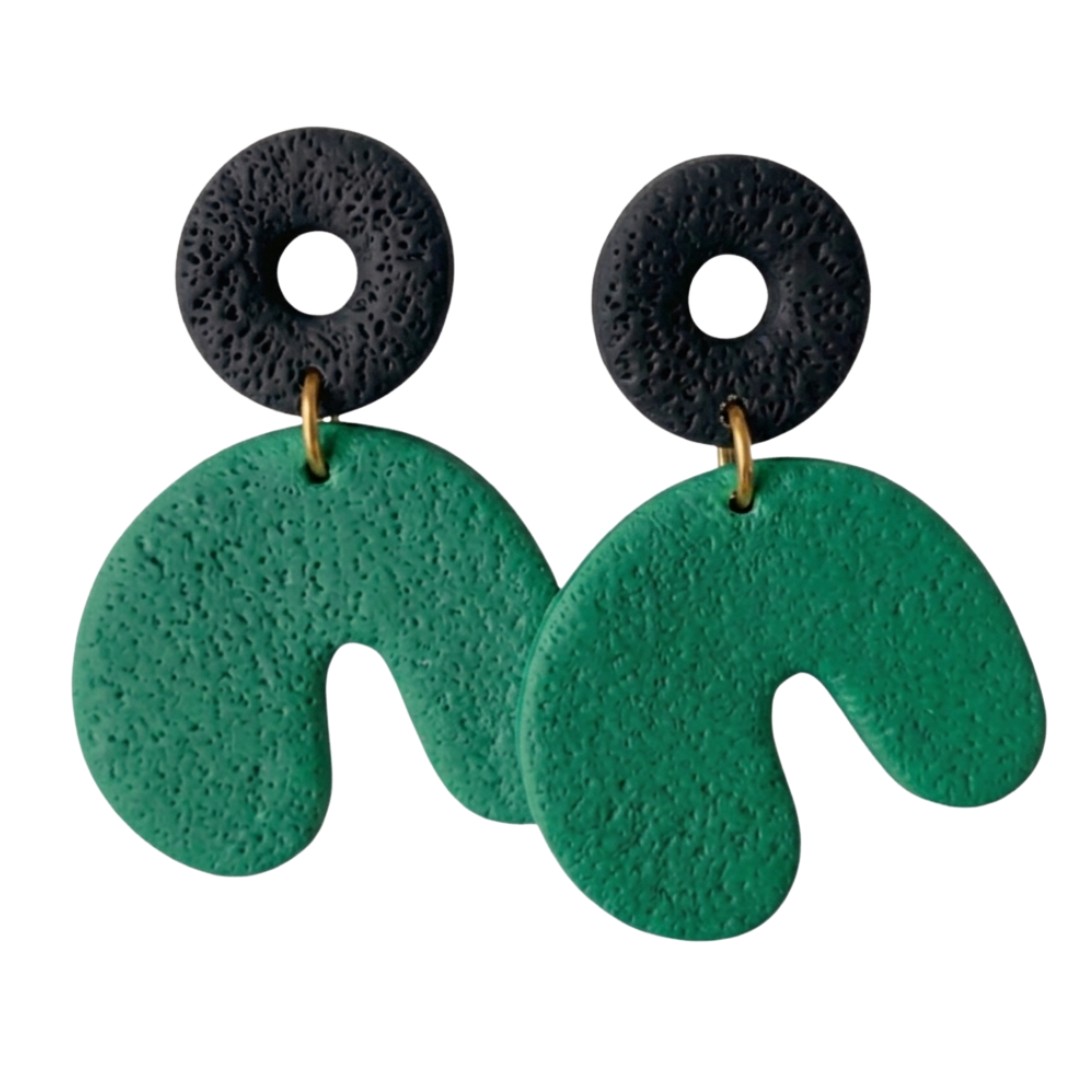 Forest Green and Black