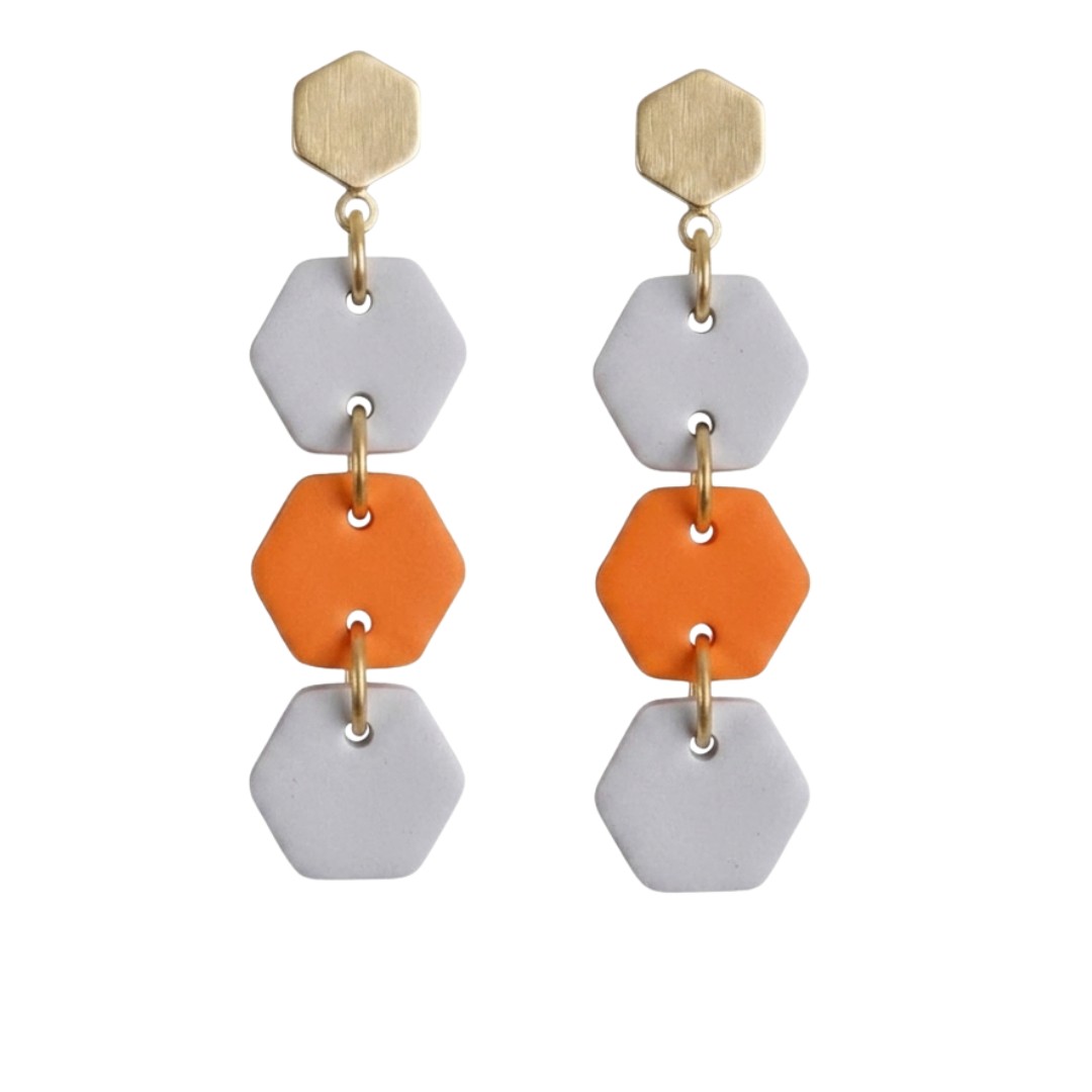 Grey + Orange