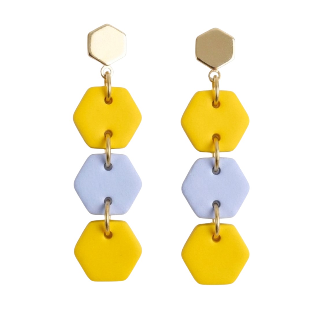 Pale Blue and Yellow
