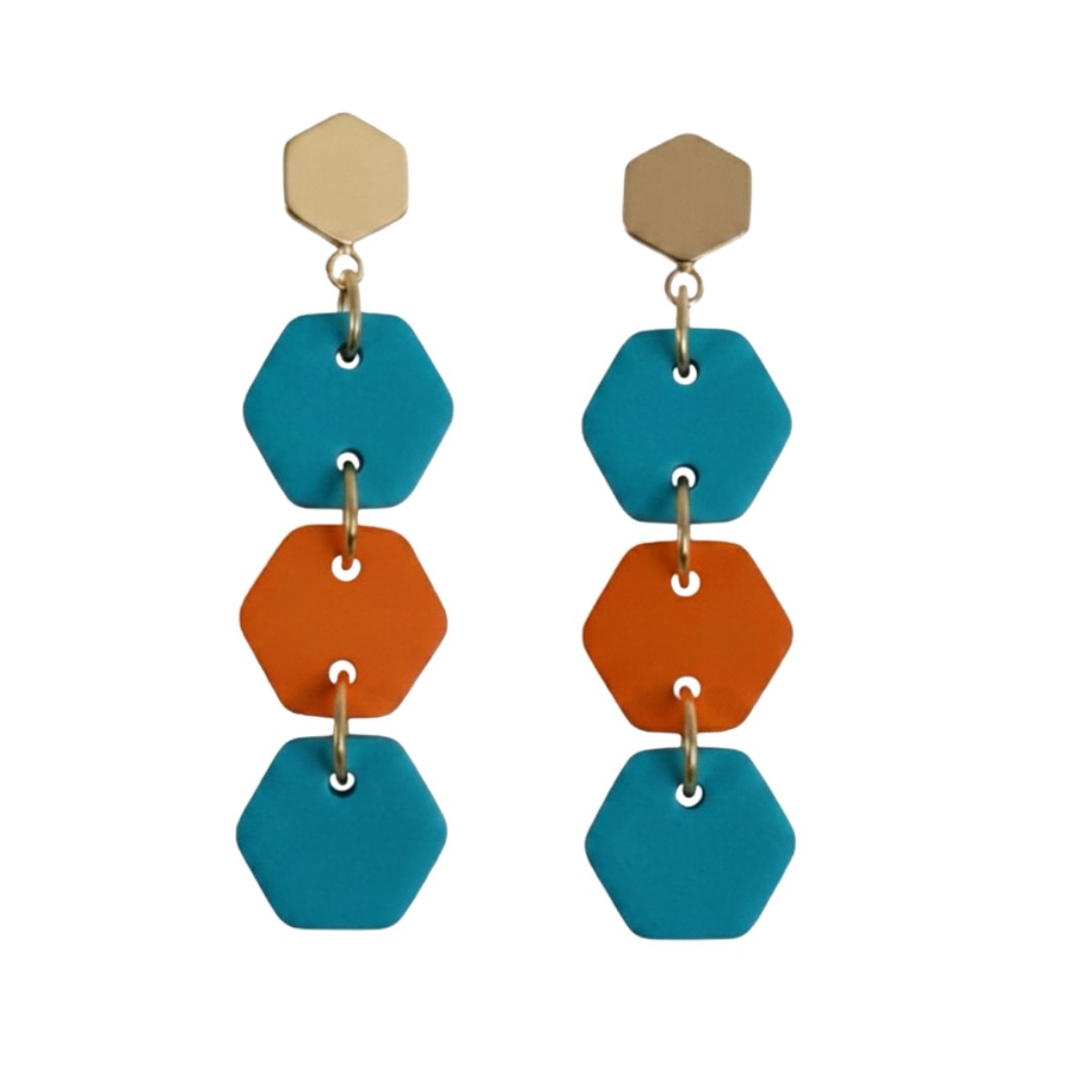 Coco — Aqua and Orange