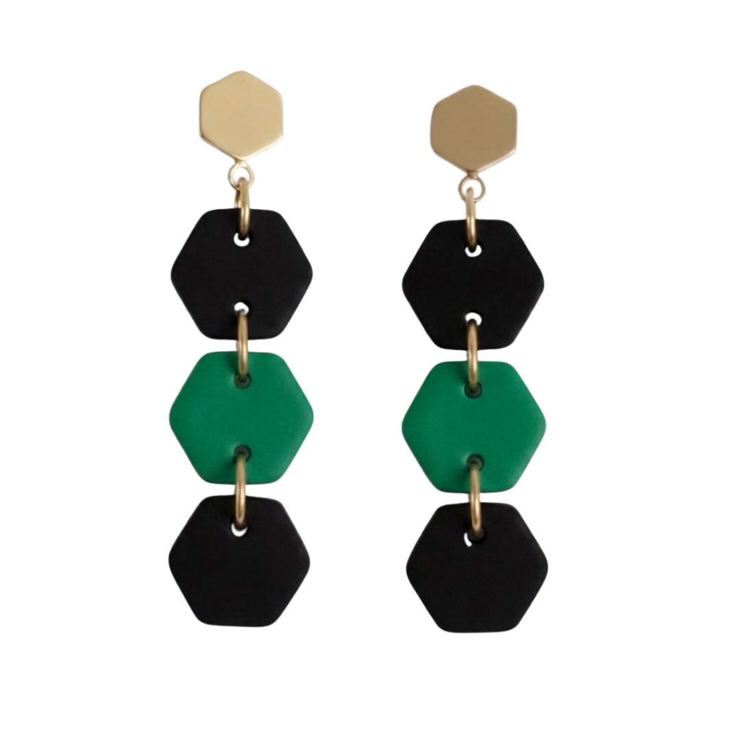 Forest Green and Black
