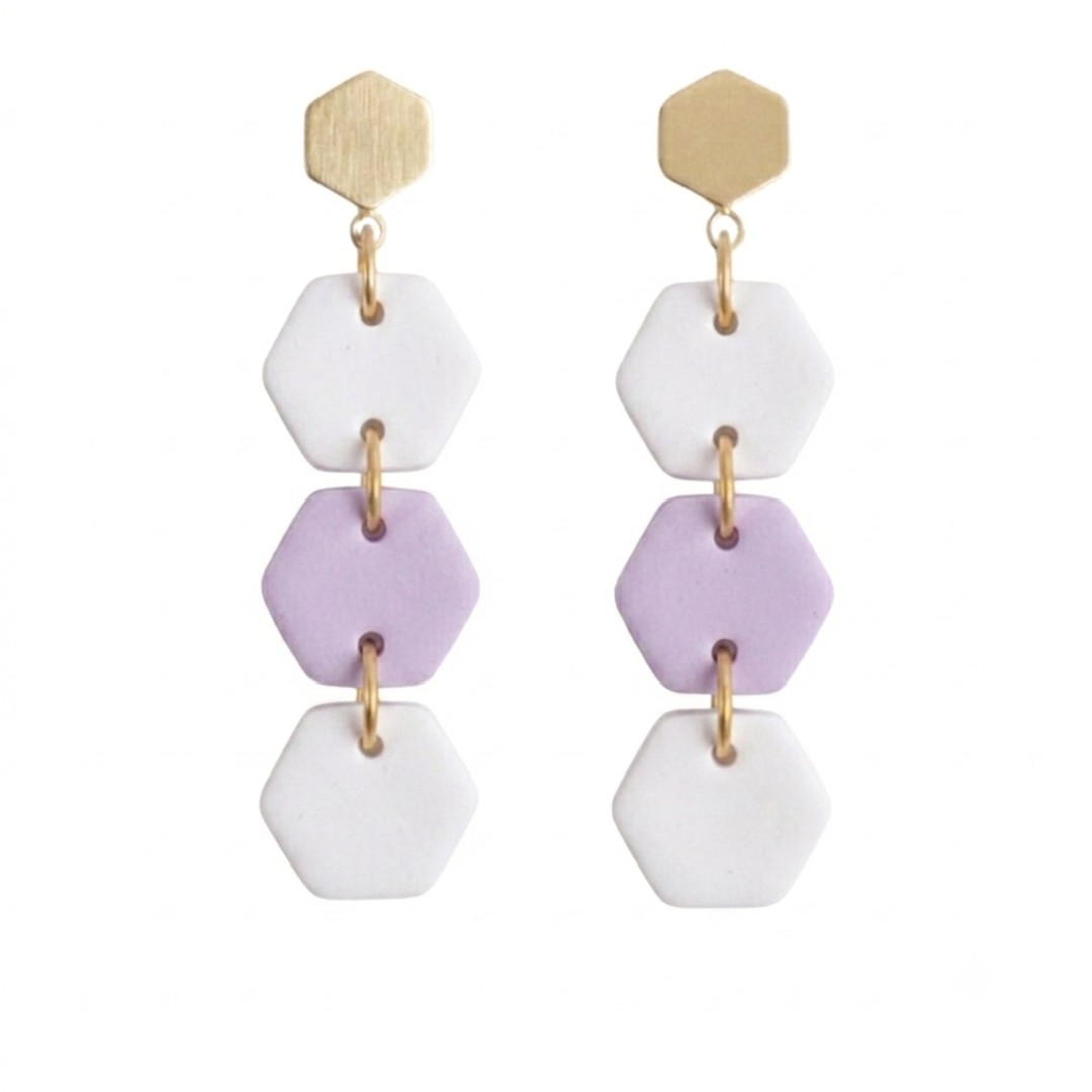 Lavender and White