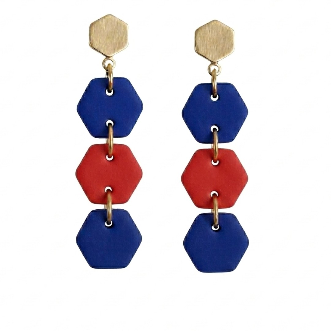Royal Blue + Red