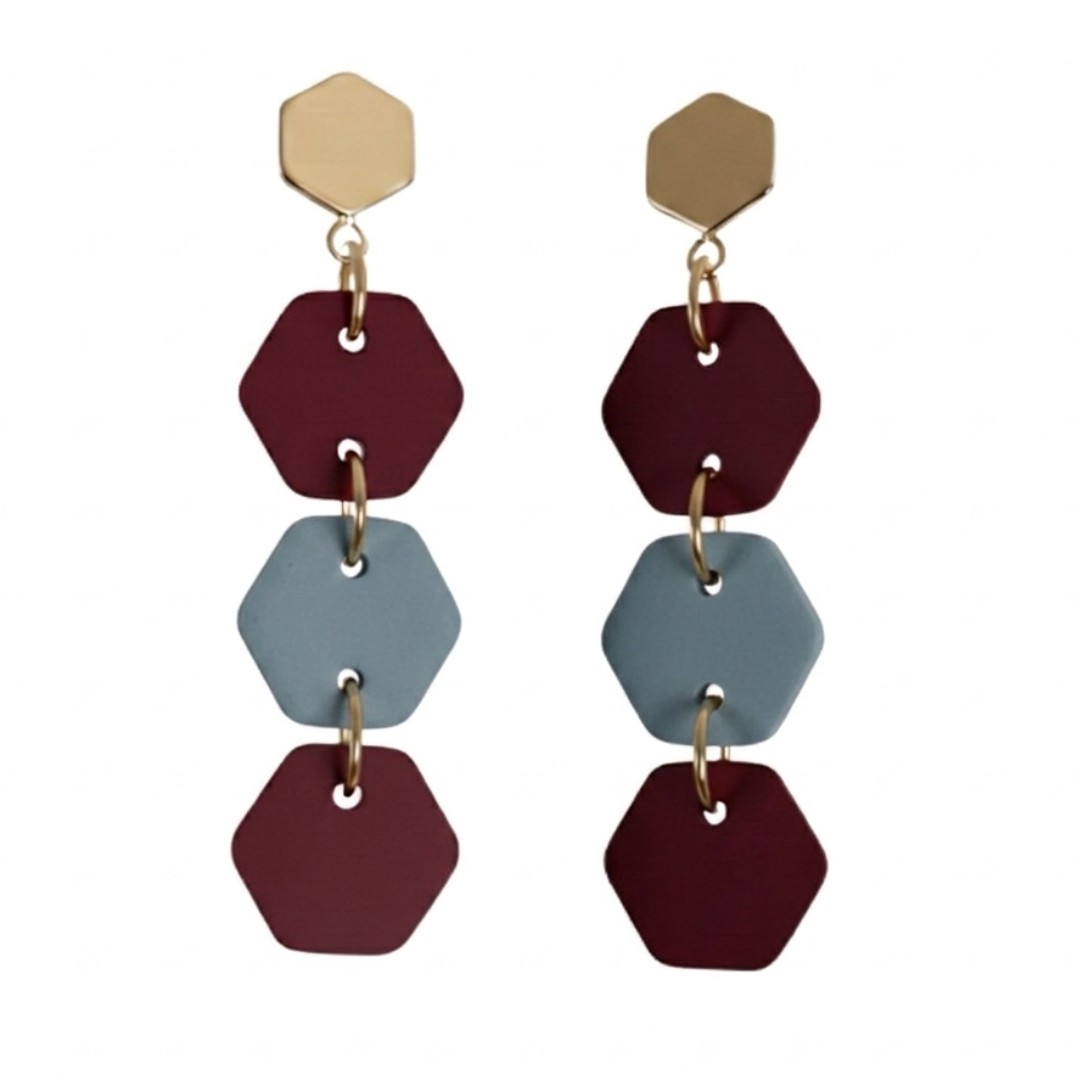 Bluestone and Maroon