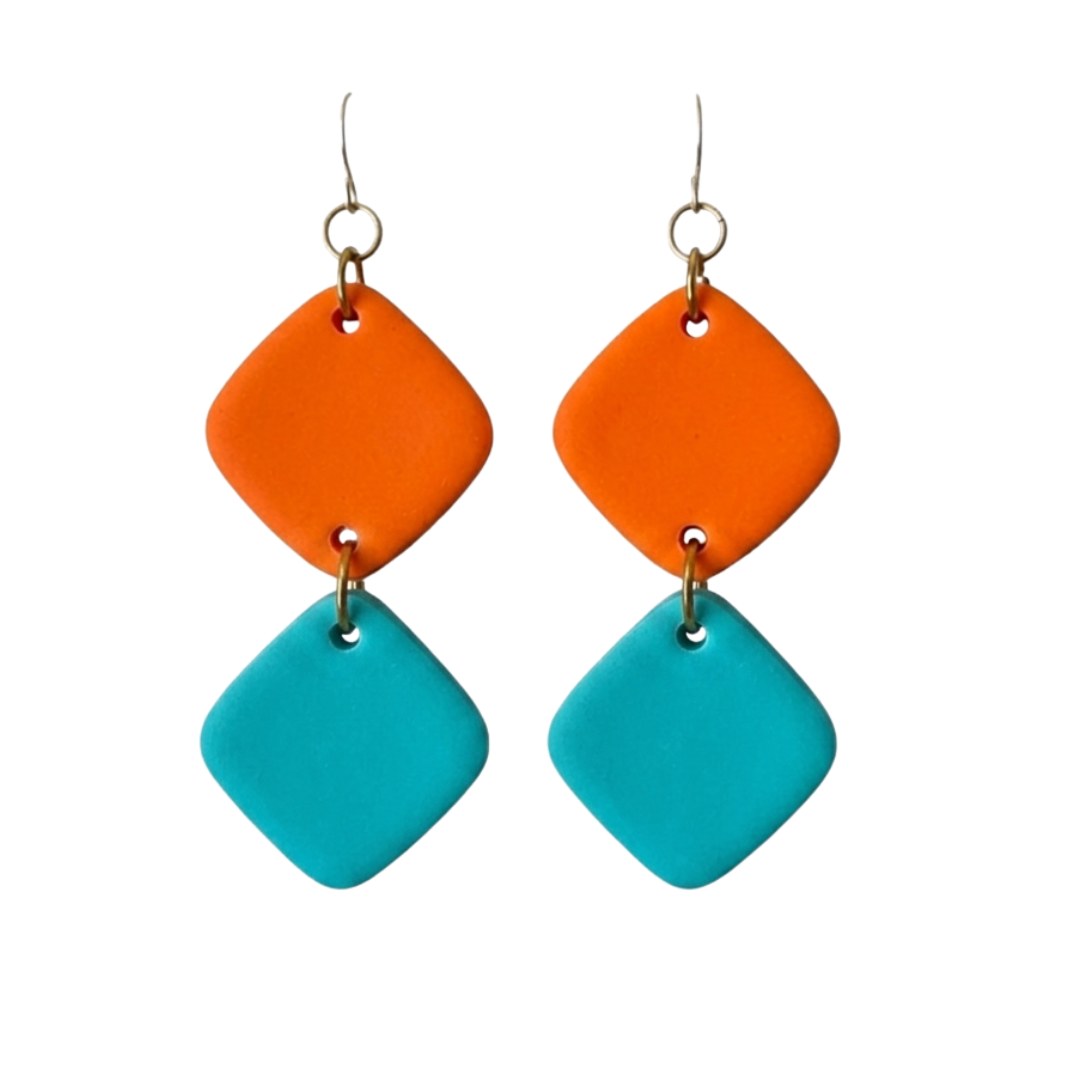 Ellison — Aqua and Orange