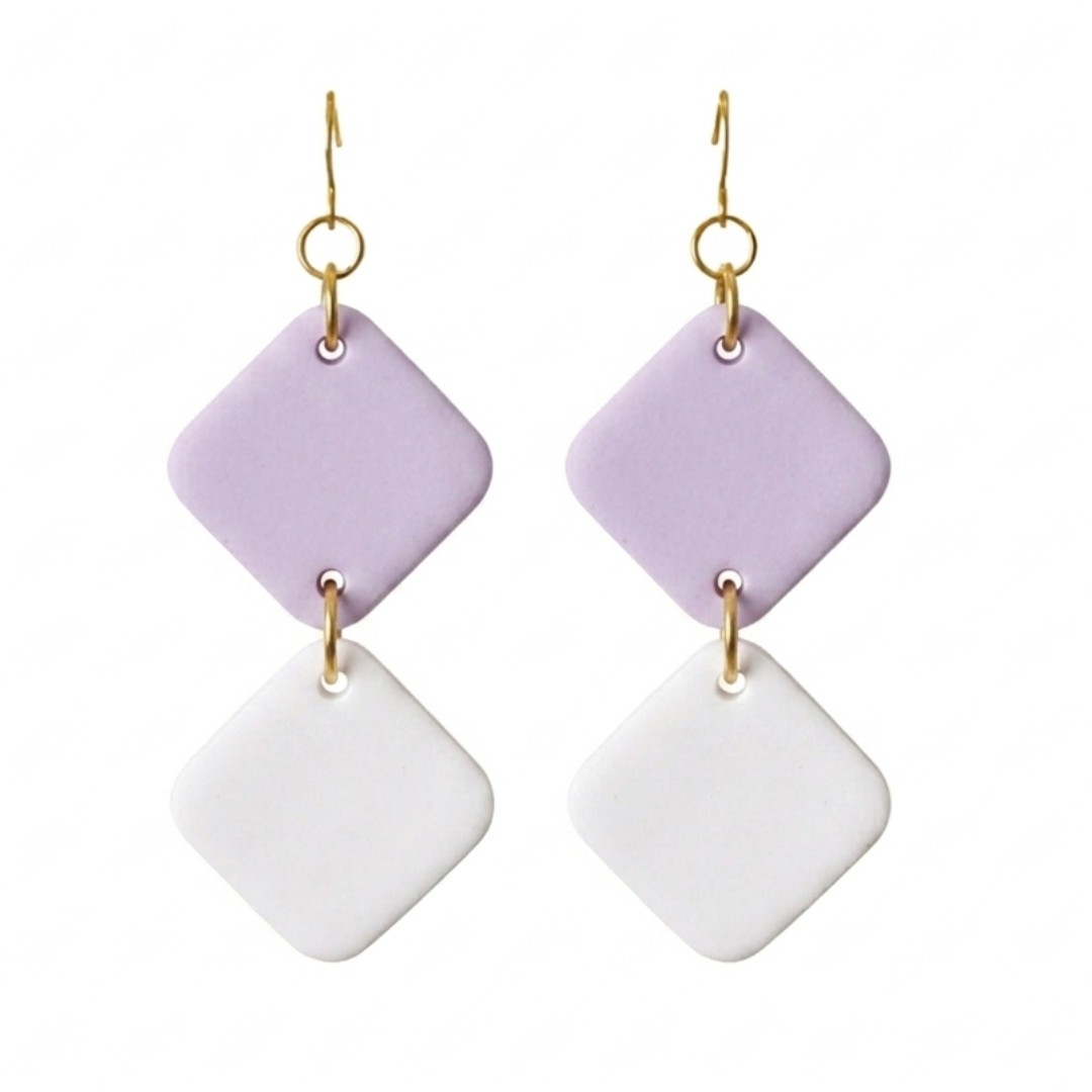 Lavender and White