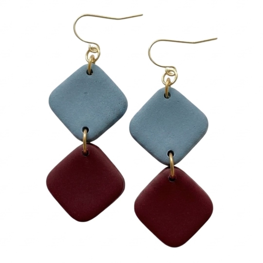 Bluestone and Maroon