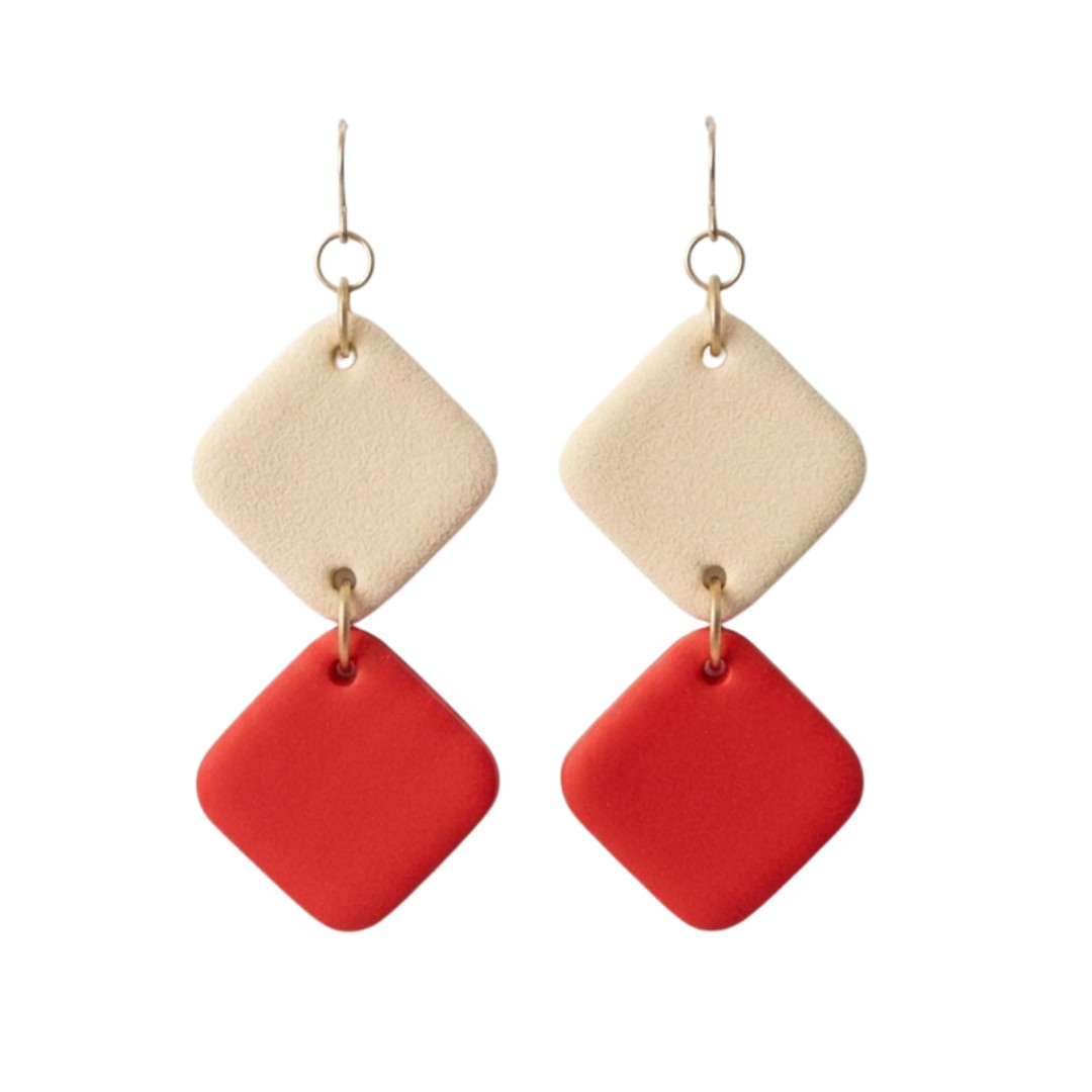 Ivory and Red