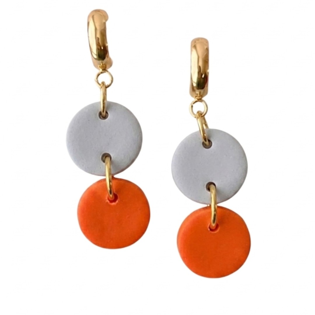 Grey + Orange
