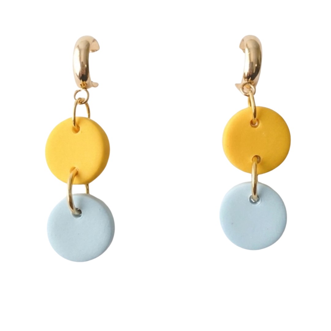 Pale Blue + Yellow