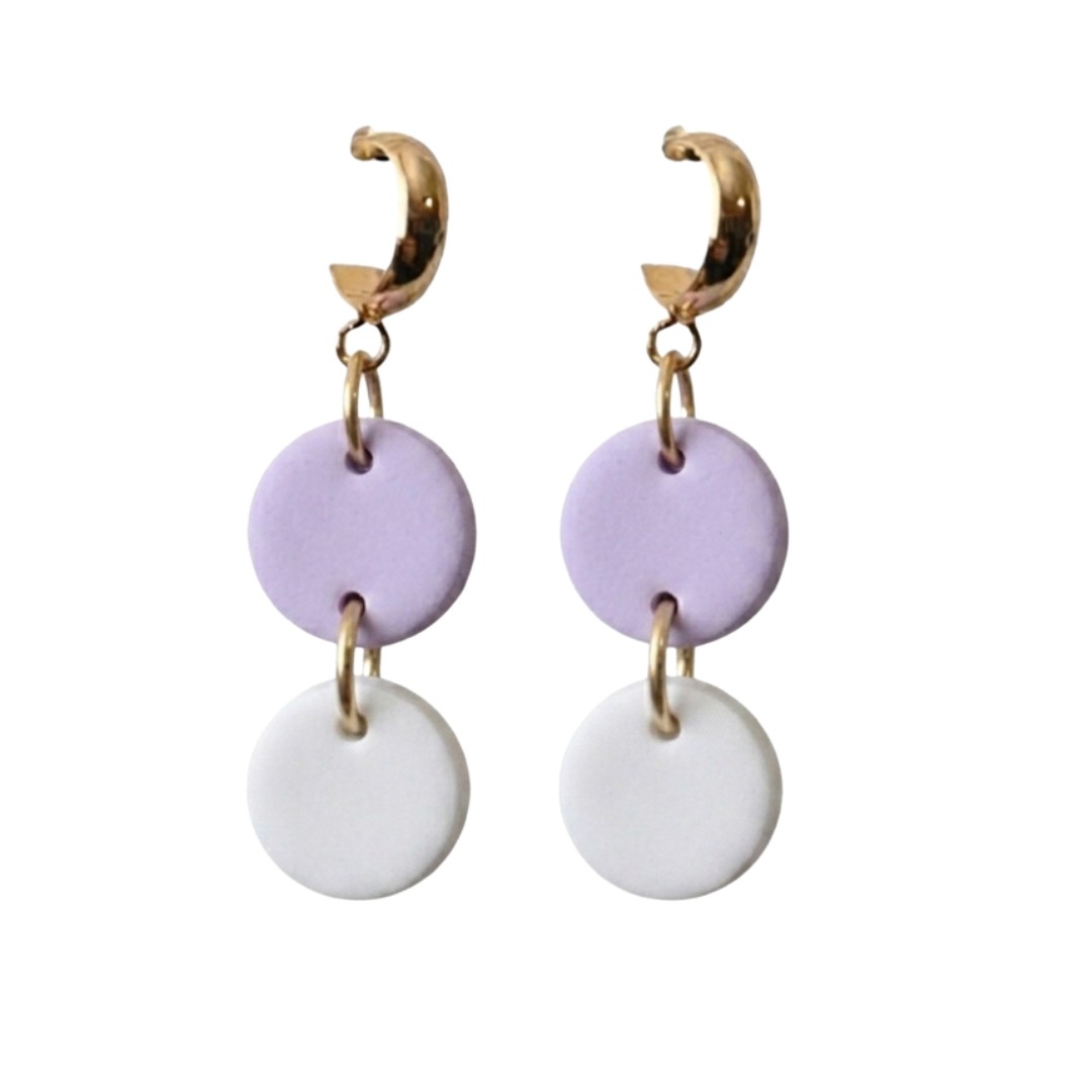 Lavender and White
