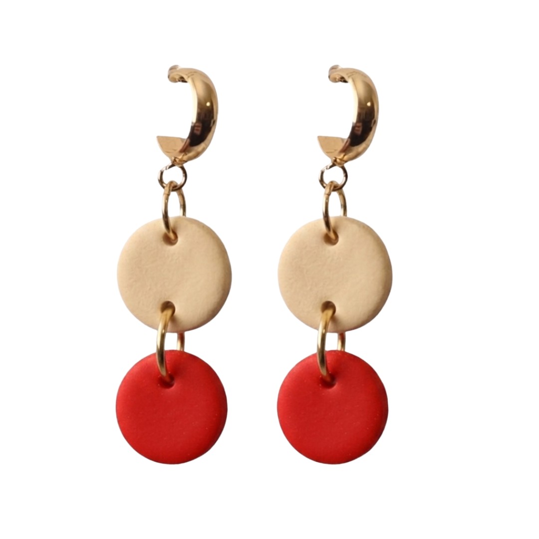 Ivory and Red