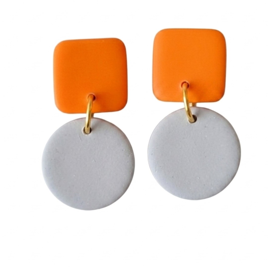 Grey + Orange