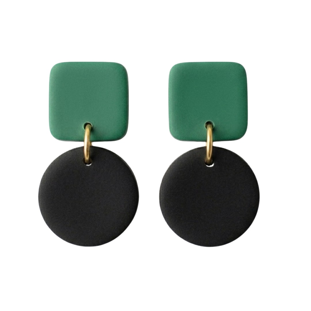 Forest Green and Black