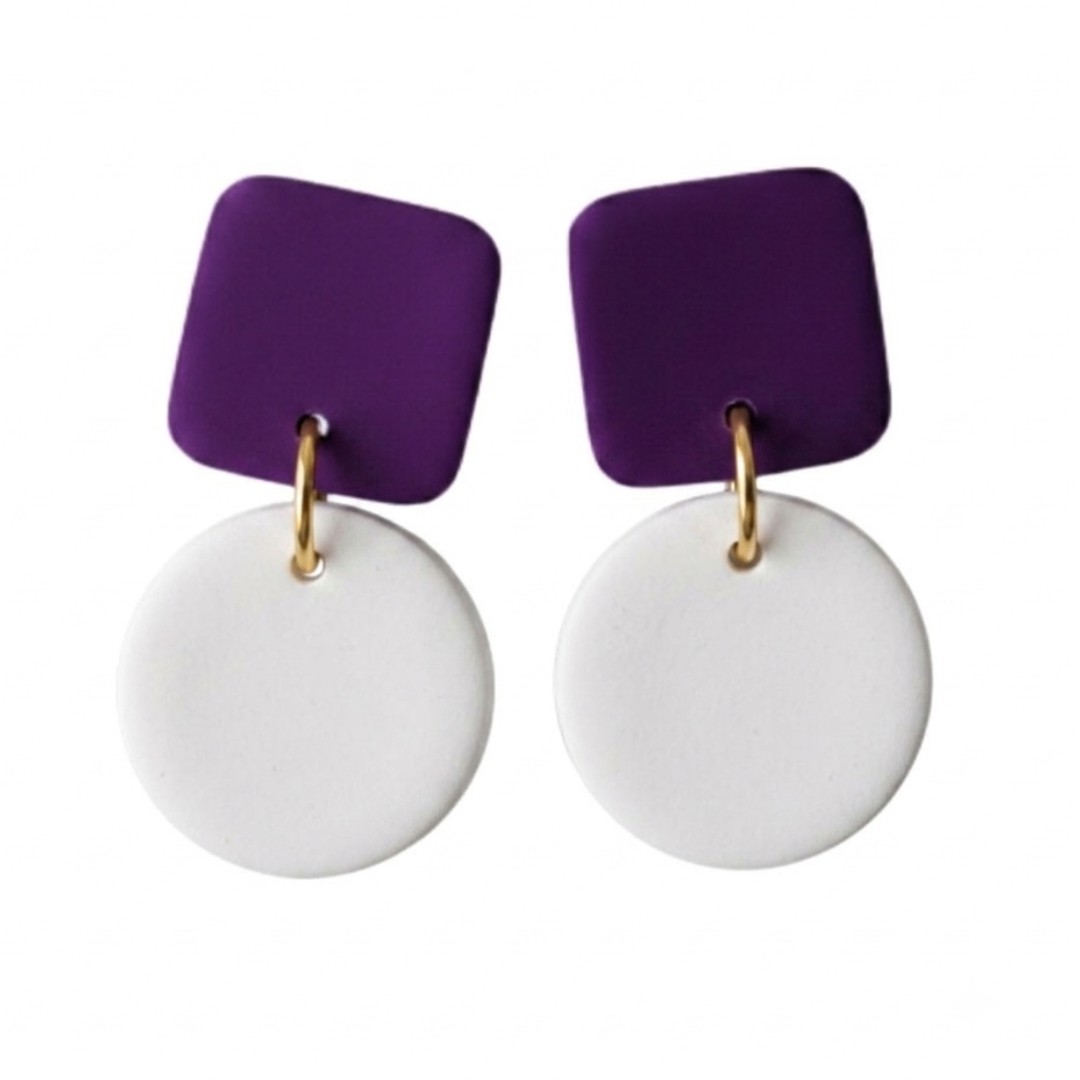 Purple and White
