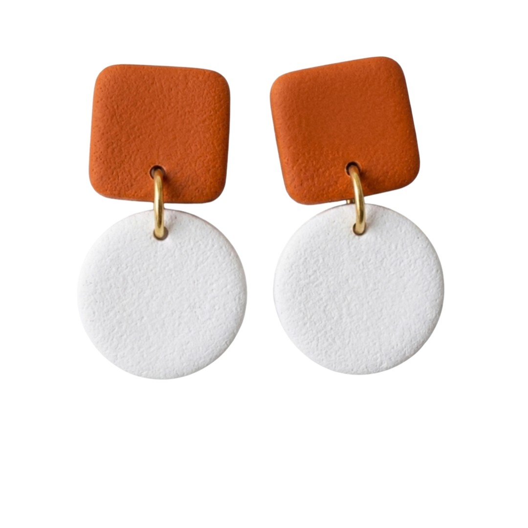 Sweet Tree Emelyn, handcrafted polymer clay earrings