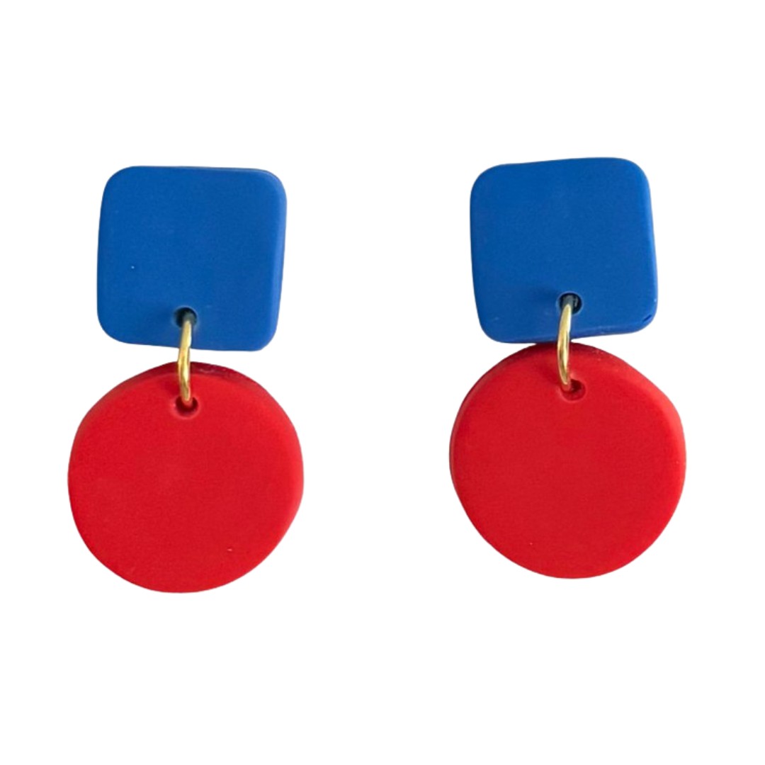 Royal Blue and Red