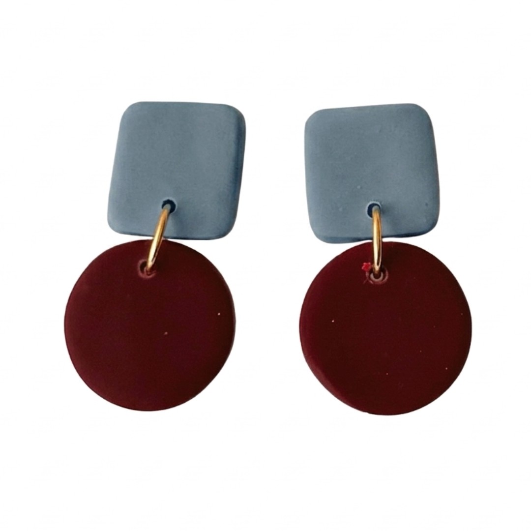Bluestone and Maroon