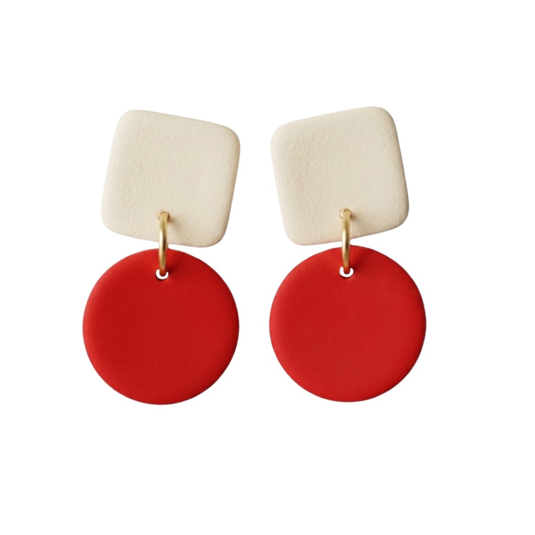 Ivory and Red
