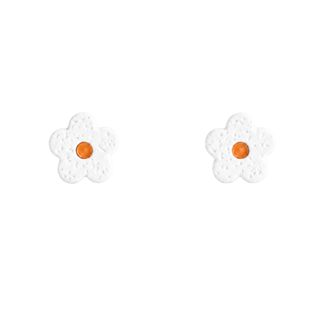 Orange + White