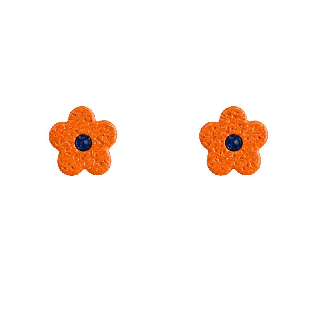 Navy + Orange