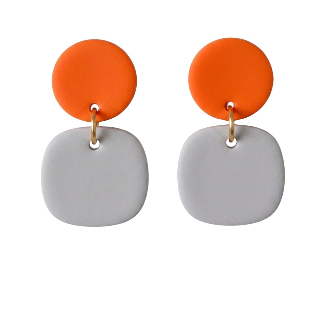 Grey + Orange