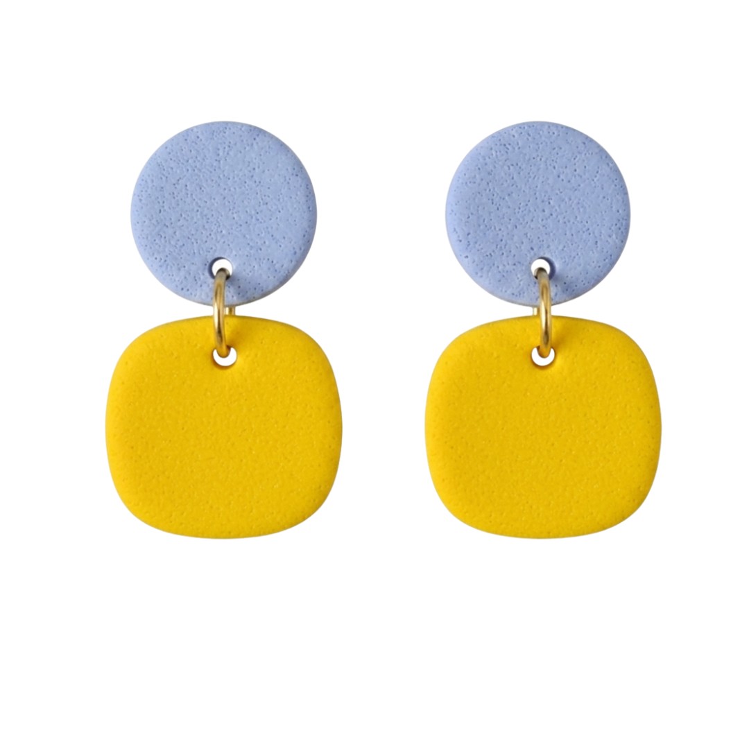 Pale Blue and Yellow