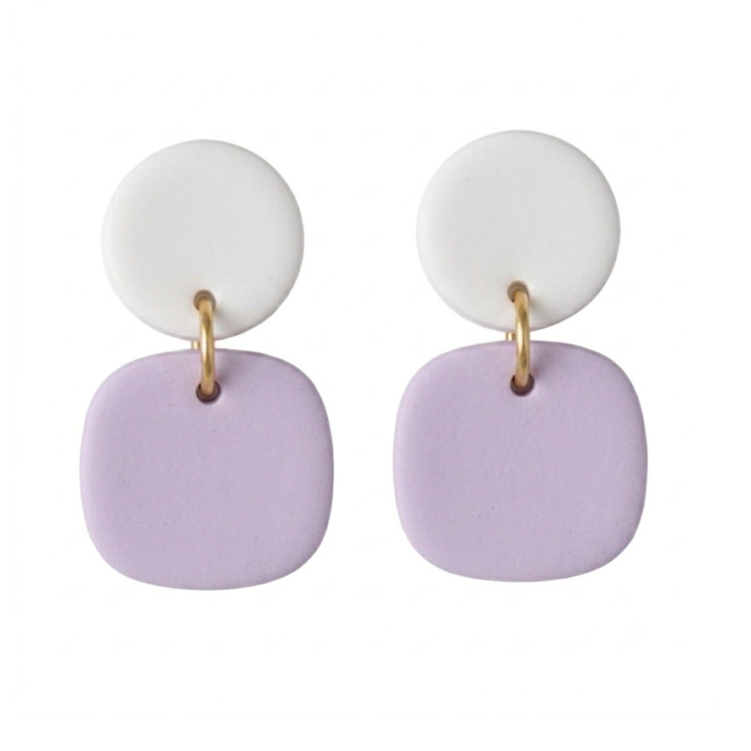 Lavender and White