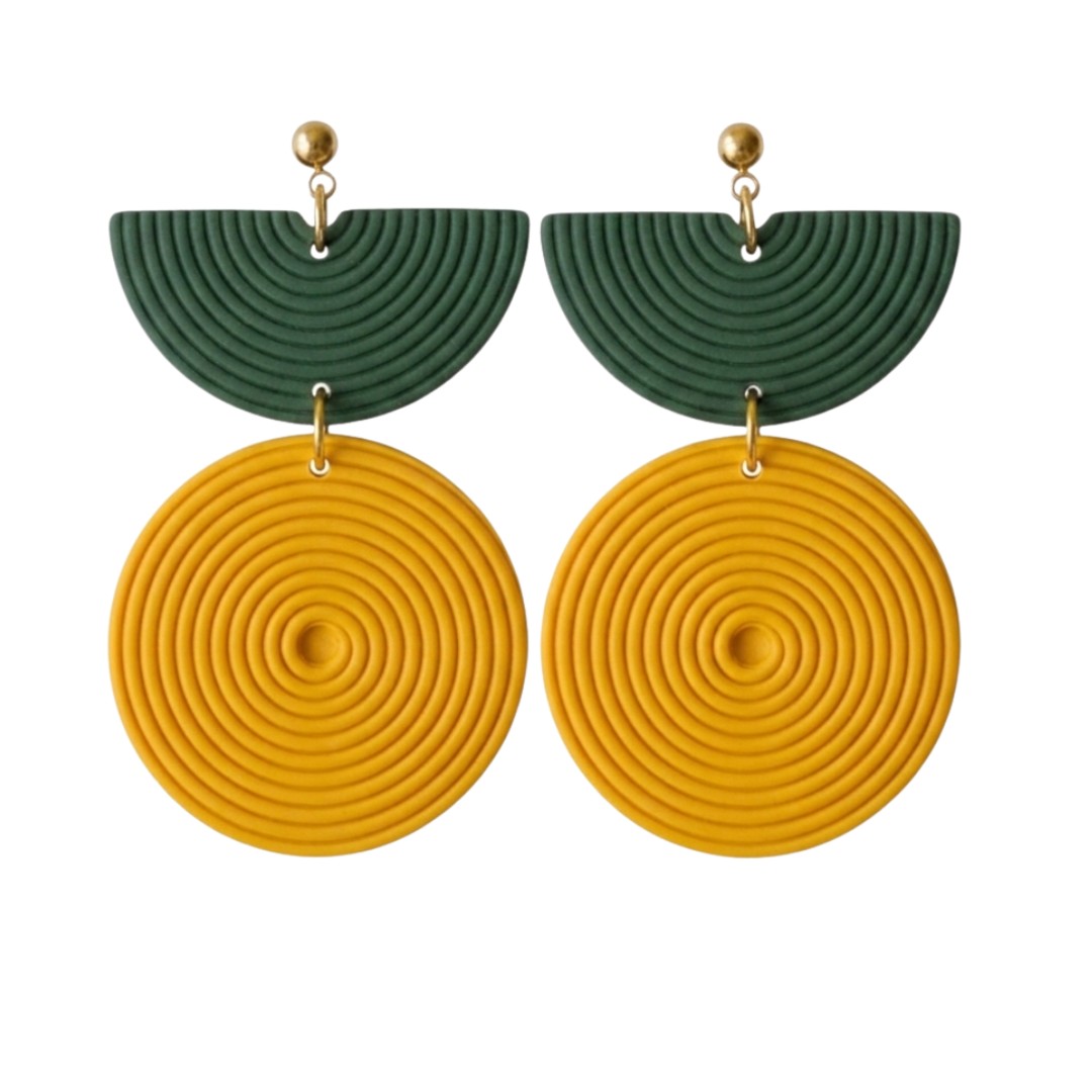 Forest Green and Yellow