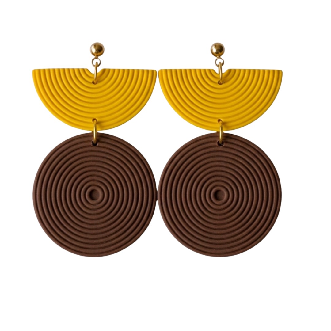 Brown and Yellow