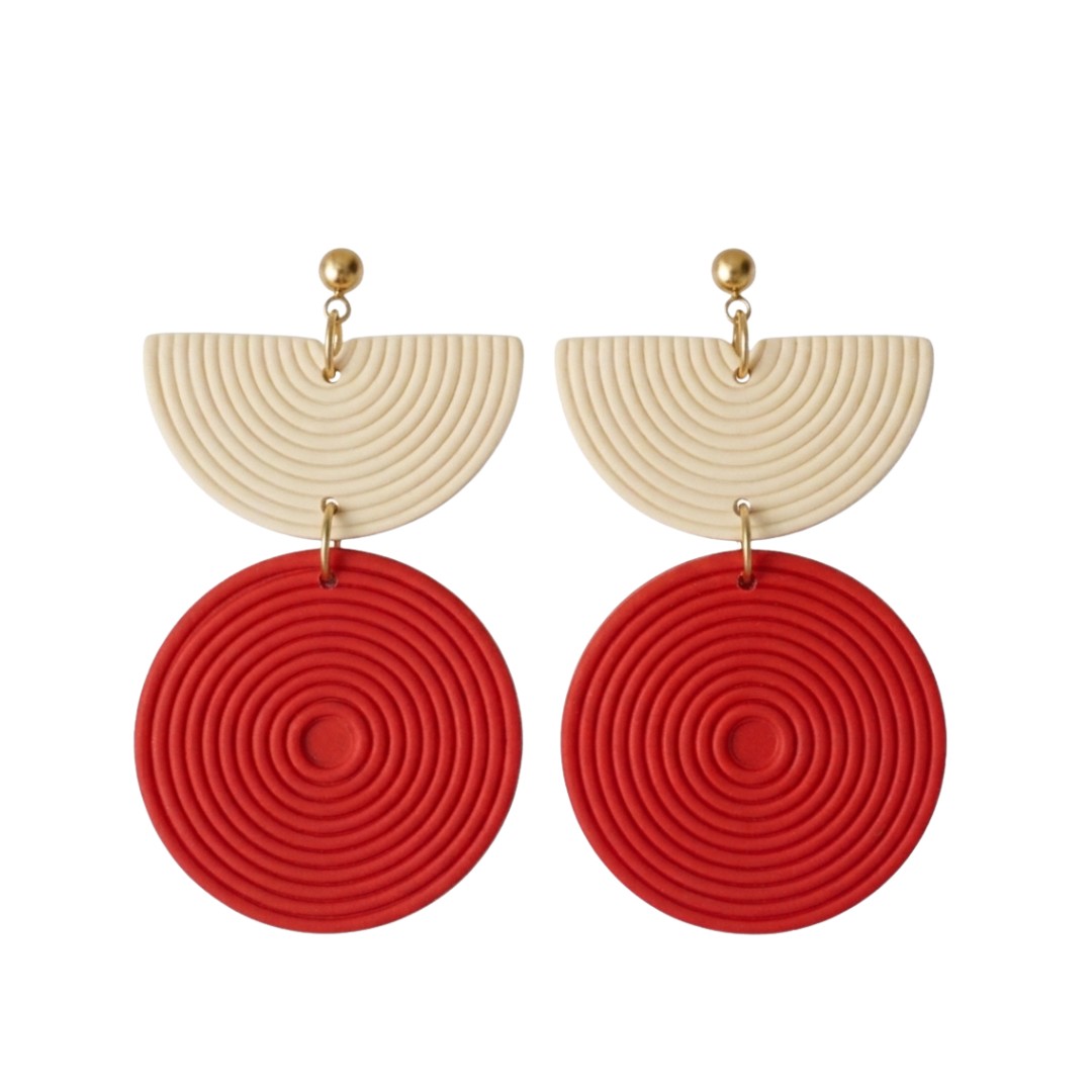 Ivory and Red