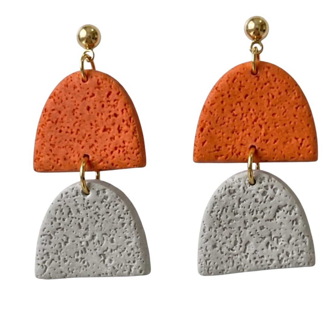 Grey + Orange