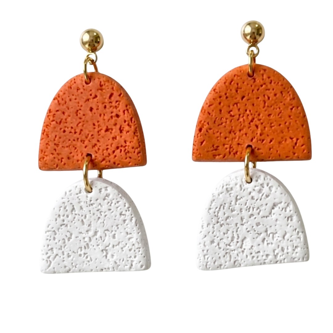 Orange + White