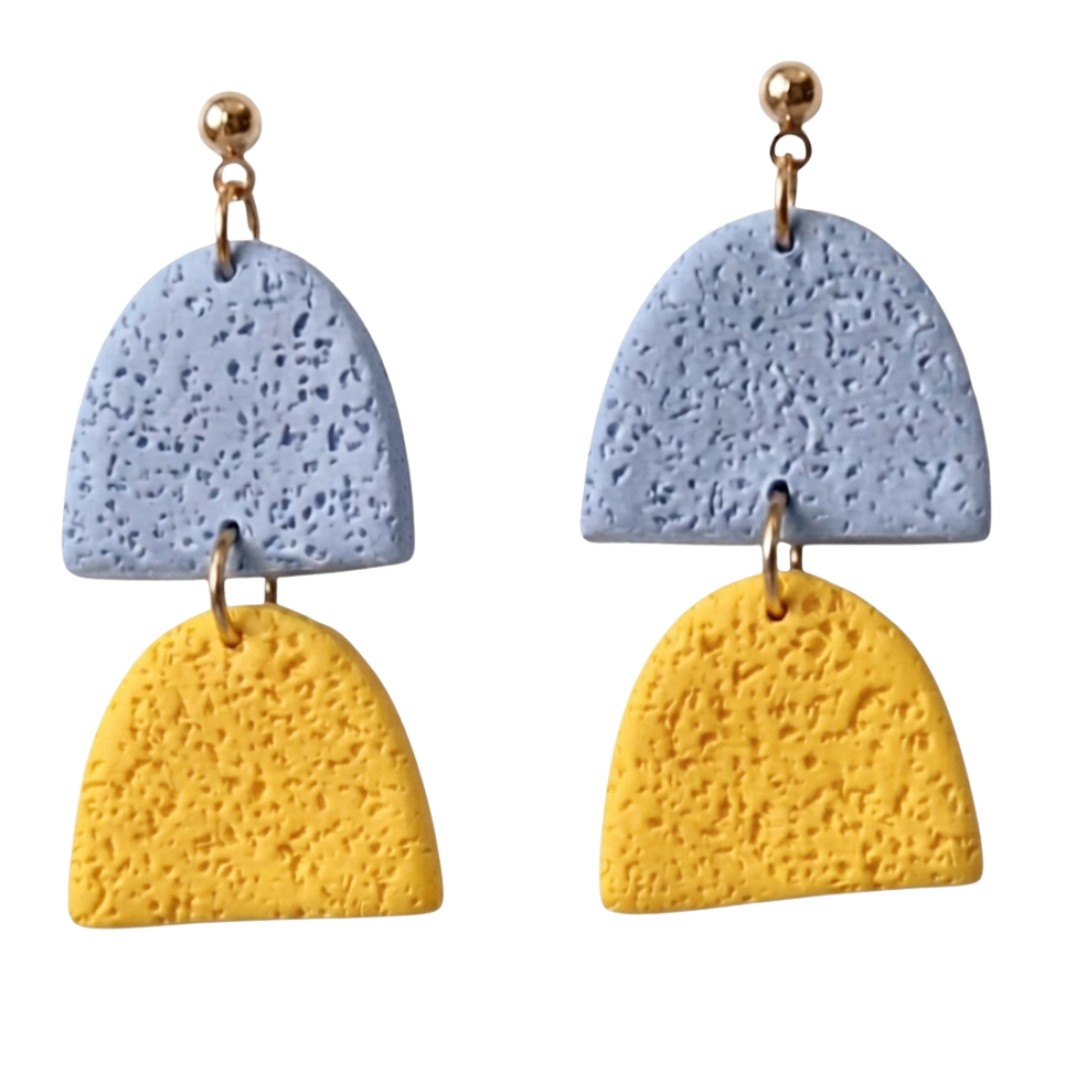 Pale Blue and Yellow