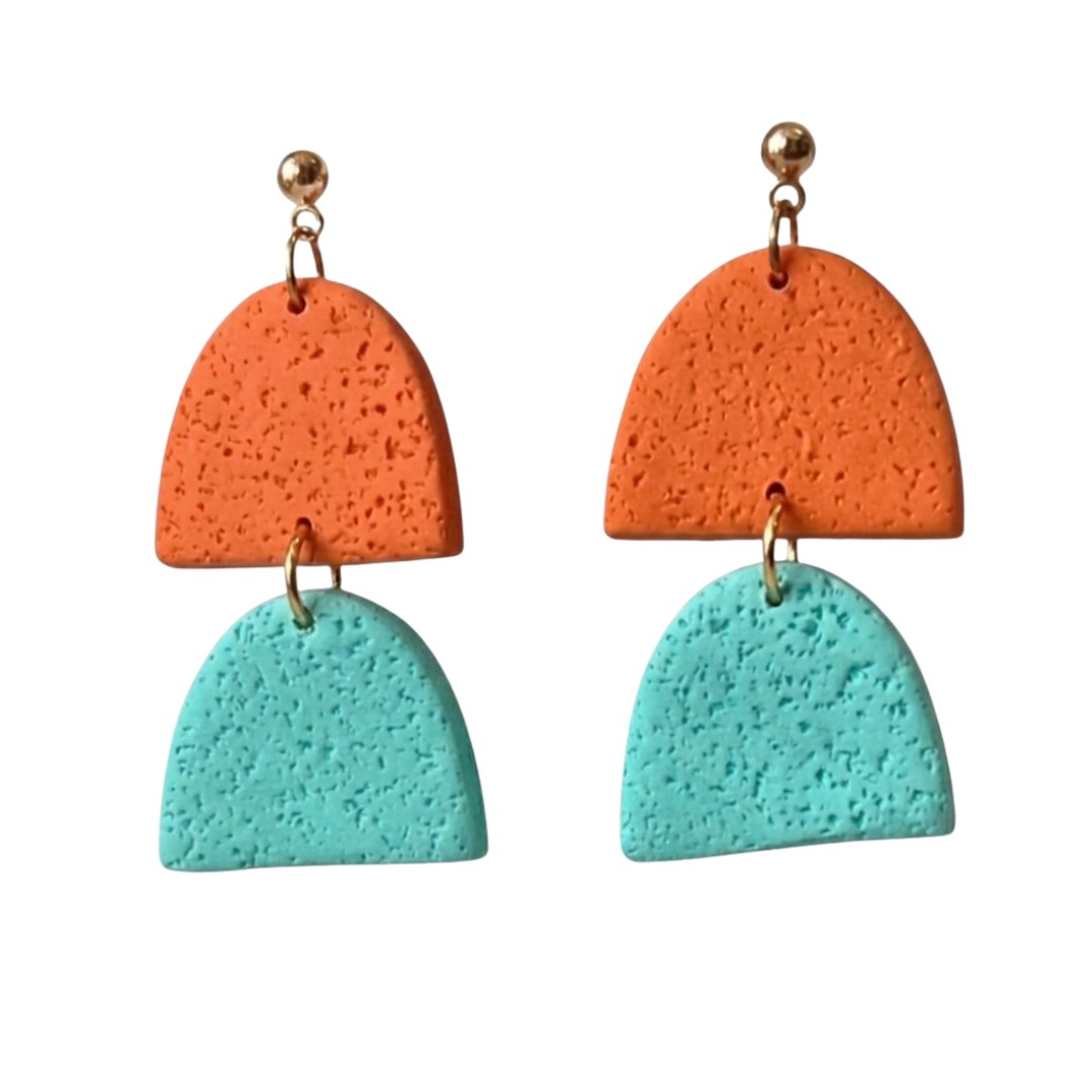 Hazel — Aqua and Orange