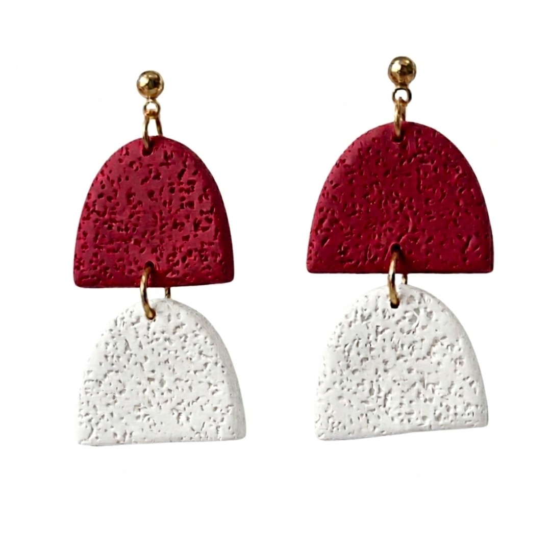Cardinal Red + White