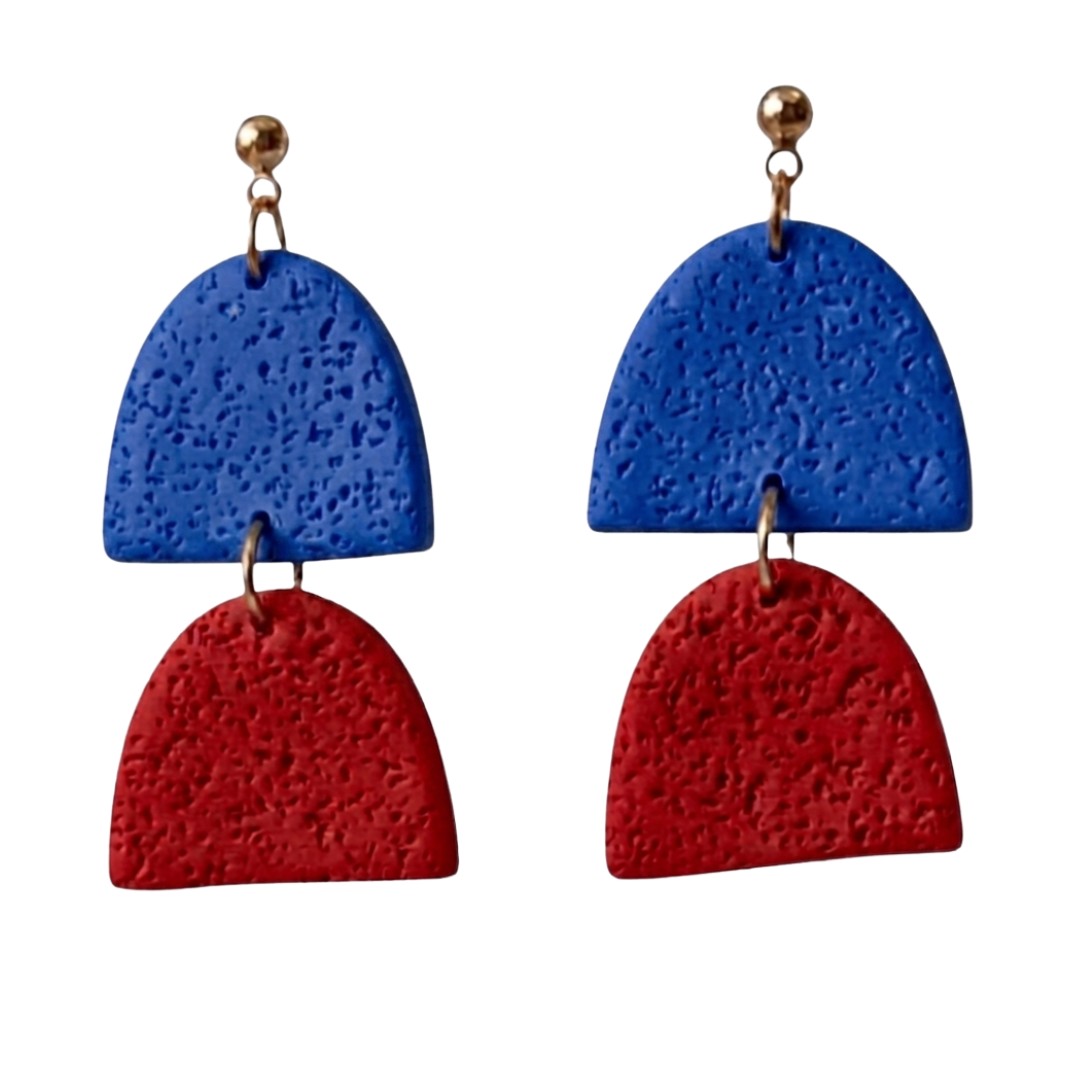 Royal Blue and Red