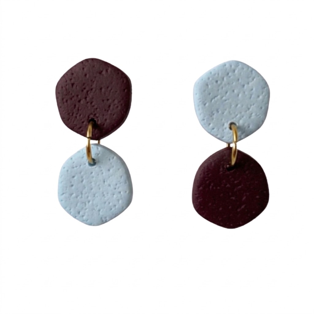 Sweet Tree Laine, handcrafted polymer clay earrings