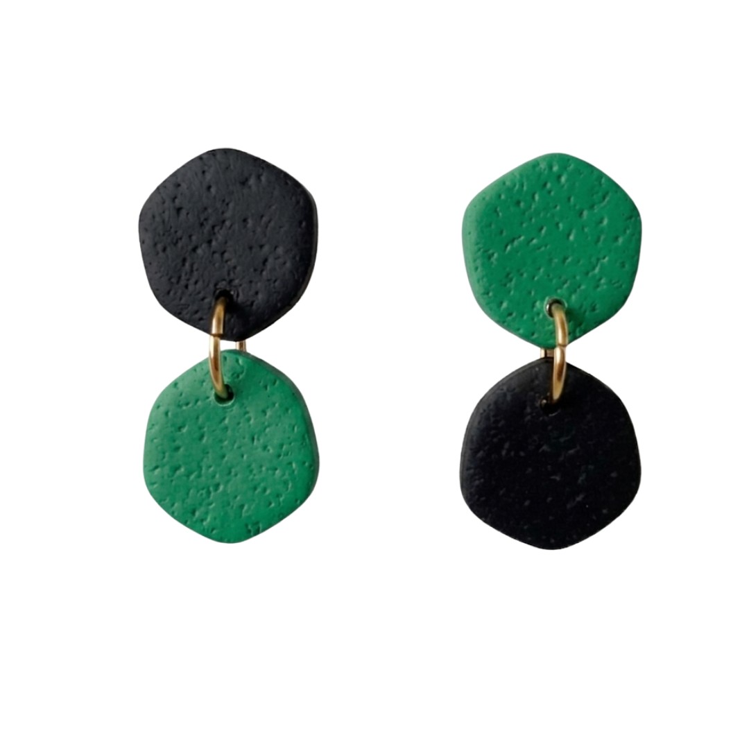 Forest Green and Black