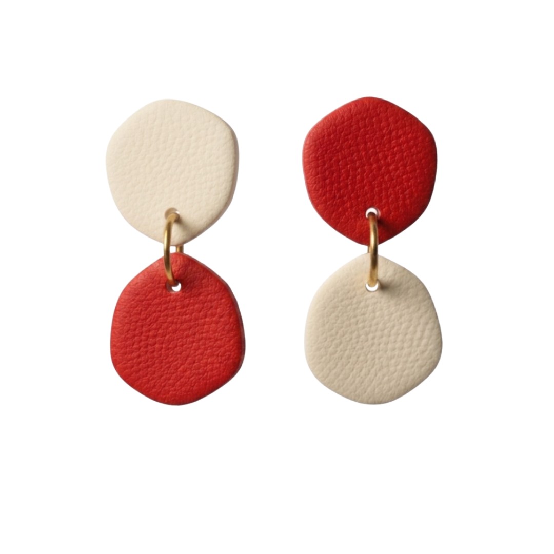 Ivory and Red