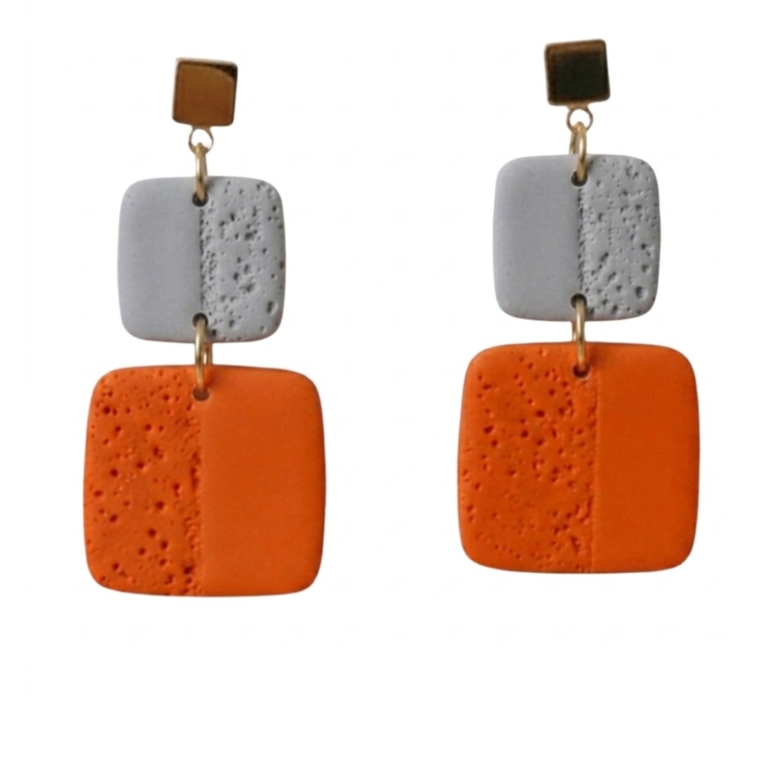Grey + Orange