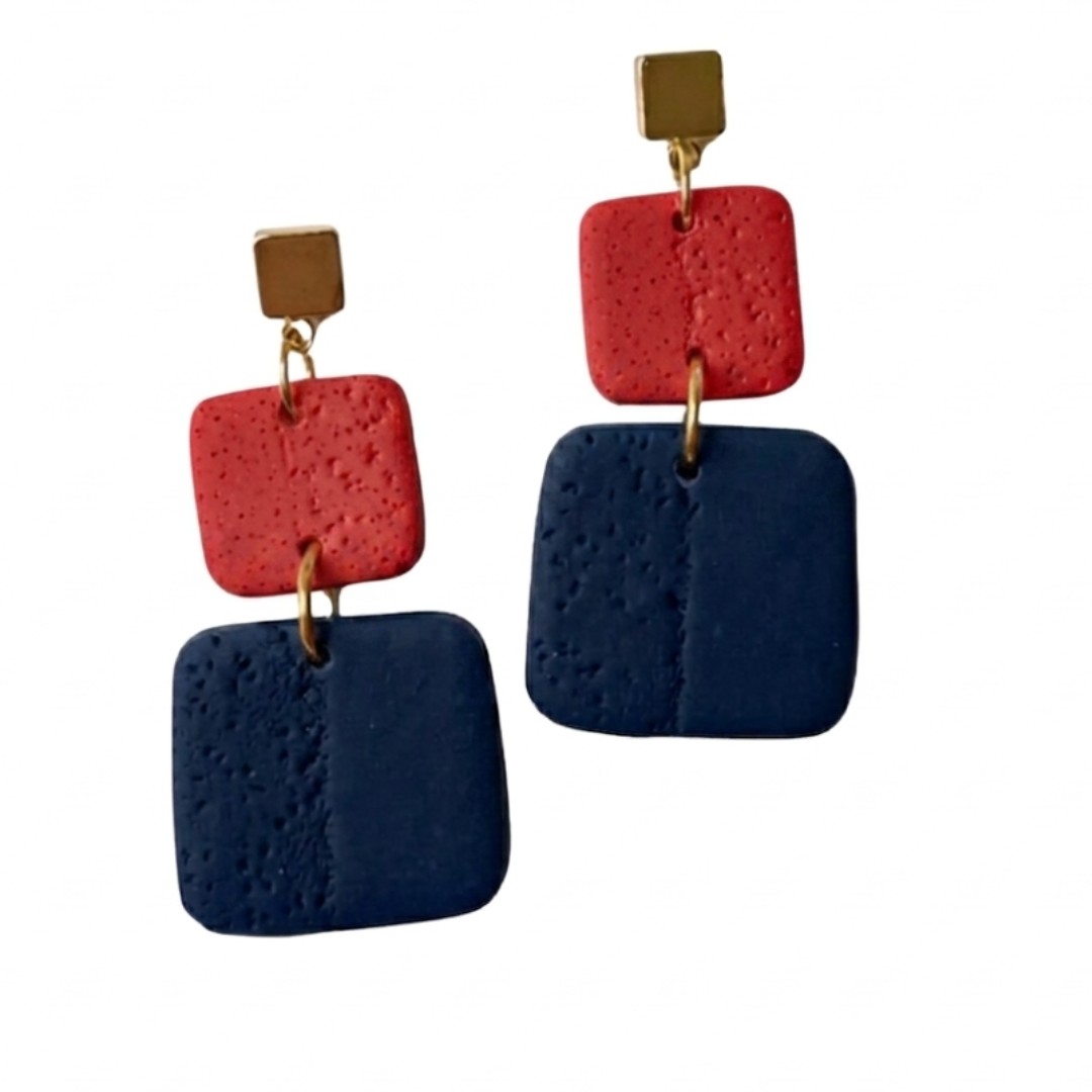 Navy and Red