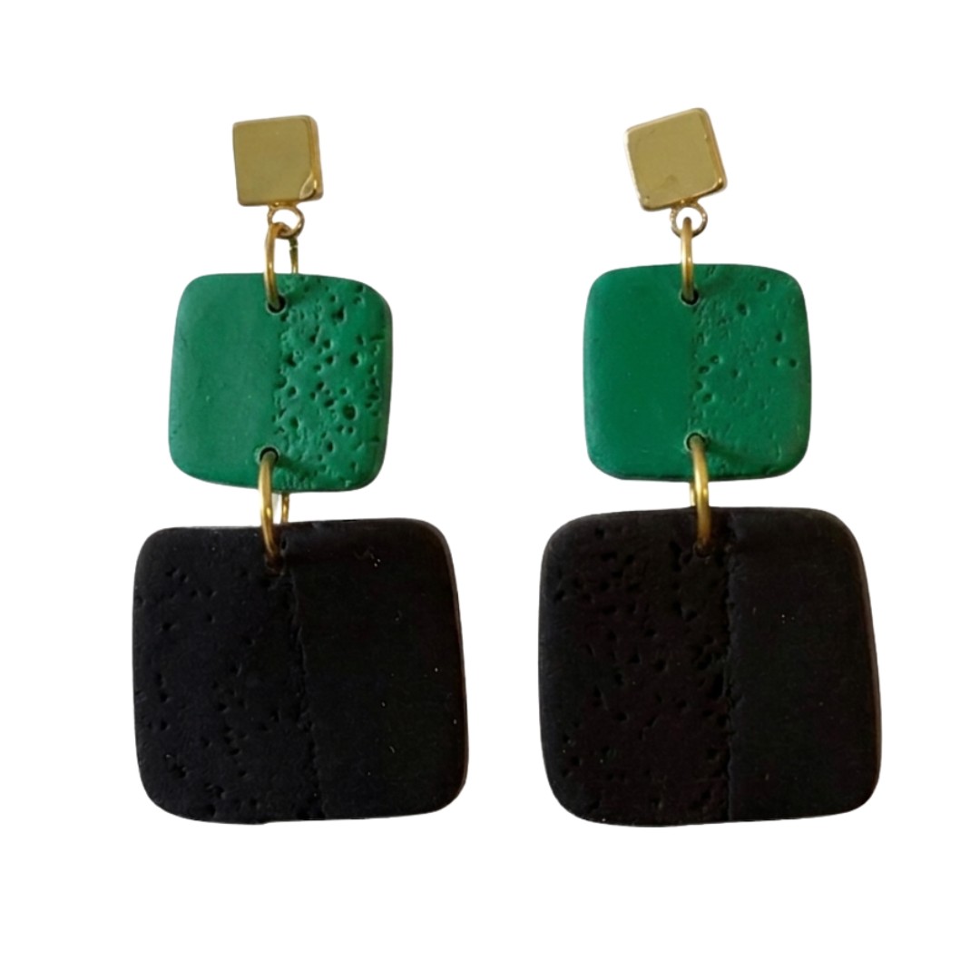 Forest Green and Black