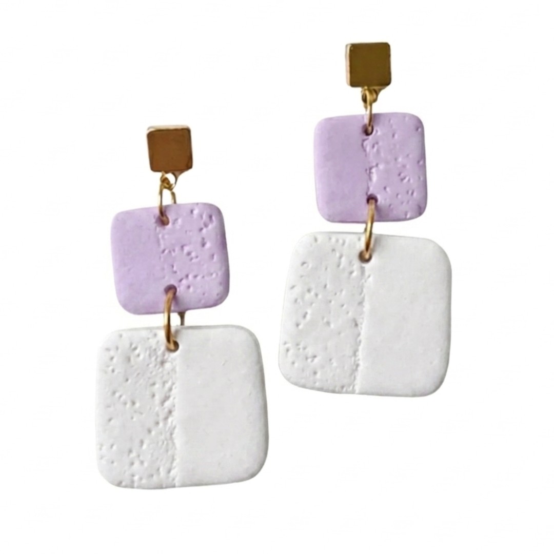Lavender and White