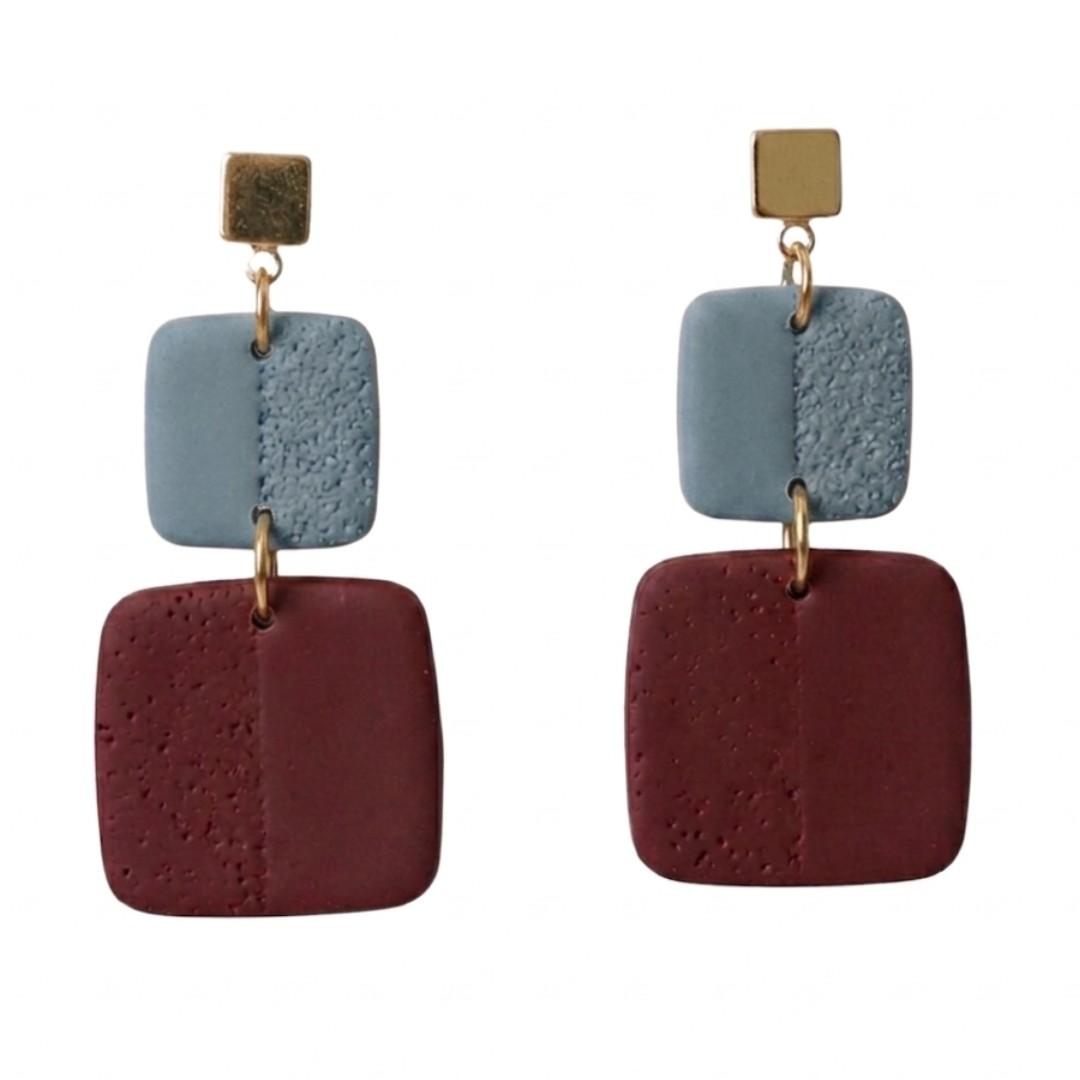 Bluestone and Maroon
